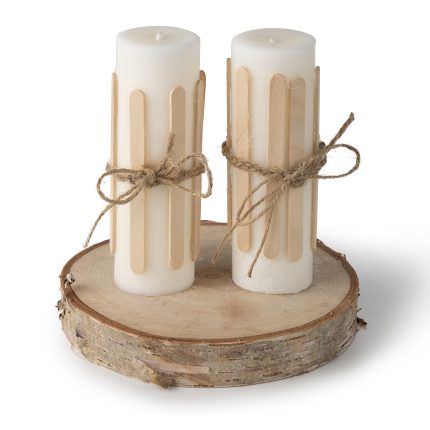 decorative candle pillars